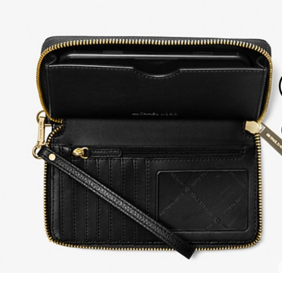 EUC Michael Kors Leather Smartphone Wristlet - Picture 3 of 10